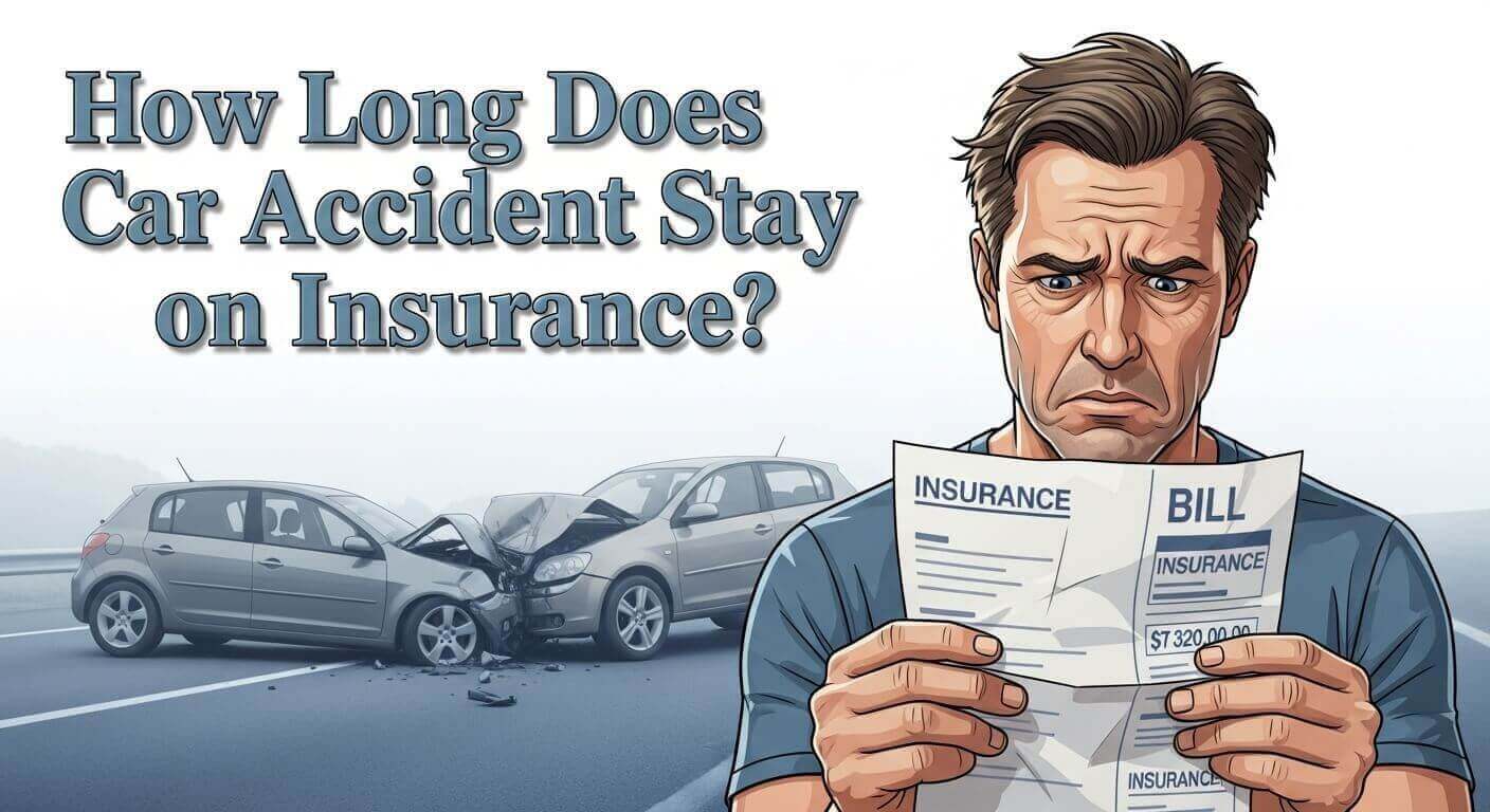 how long does car accident stay on insurance
