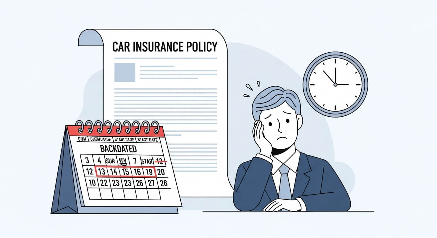 what insurance companies will backdate car insurance